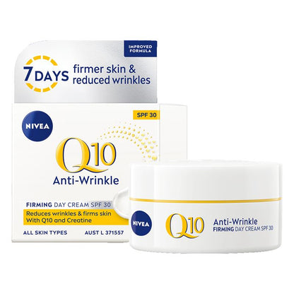 NIVEA Q10 Anti-Wrinkle Firming Day Cream SPF30 50ml