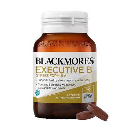 Blackmores Executive B 维生素 B 压力支持 62 片