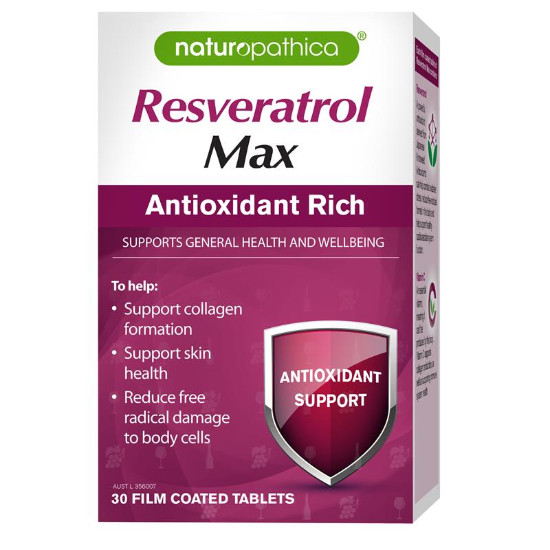 Naturopathica Resveratrol Max 30 Viên 