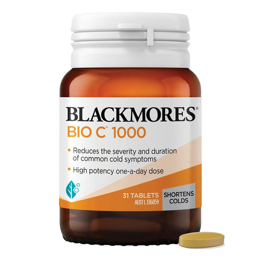 Blackmores Bio C 1000mg Vitamin C Hỗ trợ miễn dịch 31 viên 