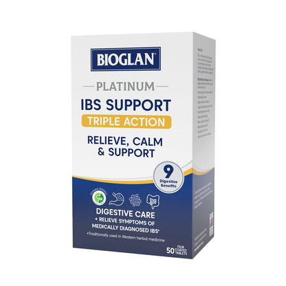 Bioglan Platinum IBS 支持三重功效 50 片
