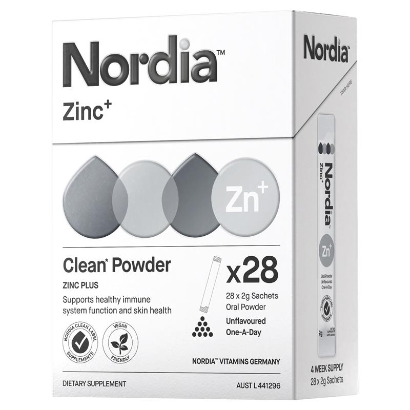 Bột Nordia Zinc+ 28 Gói 