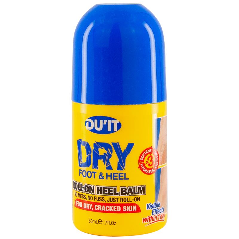 DU'IT Roll-On Heel Balm dành cho bàn chân khô hoặc nứt nẻ 50mL 