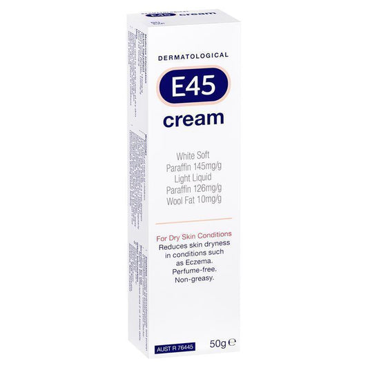 E45 干性皮肤和湿疹保湿霜 50g 