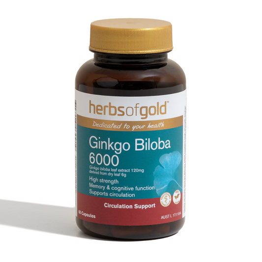 Herbs of Gold 银杏叶 6000 60 粒胶囊