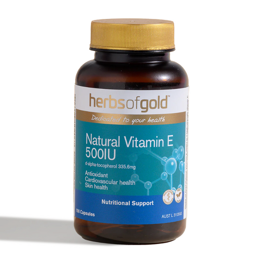 Herbs of Gold 天然维生素E 500IU 100粒胶囊