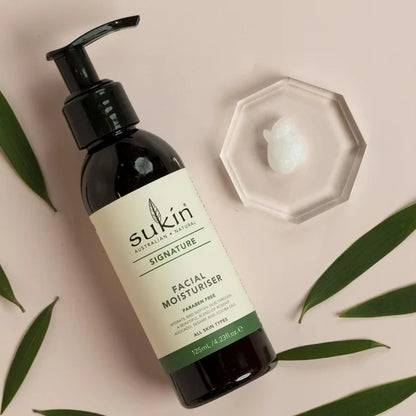 Kem dưỡng ẩm Sukin Signature Facial Moisturiser dạng bơm 125ml 