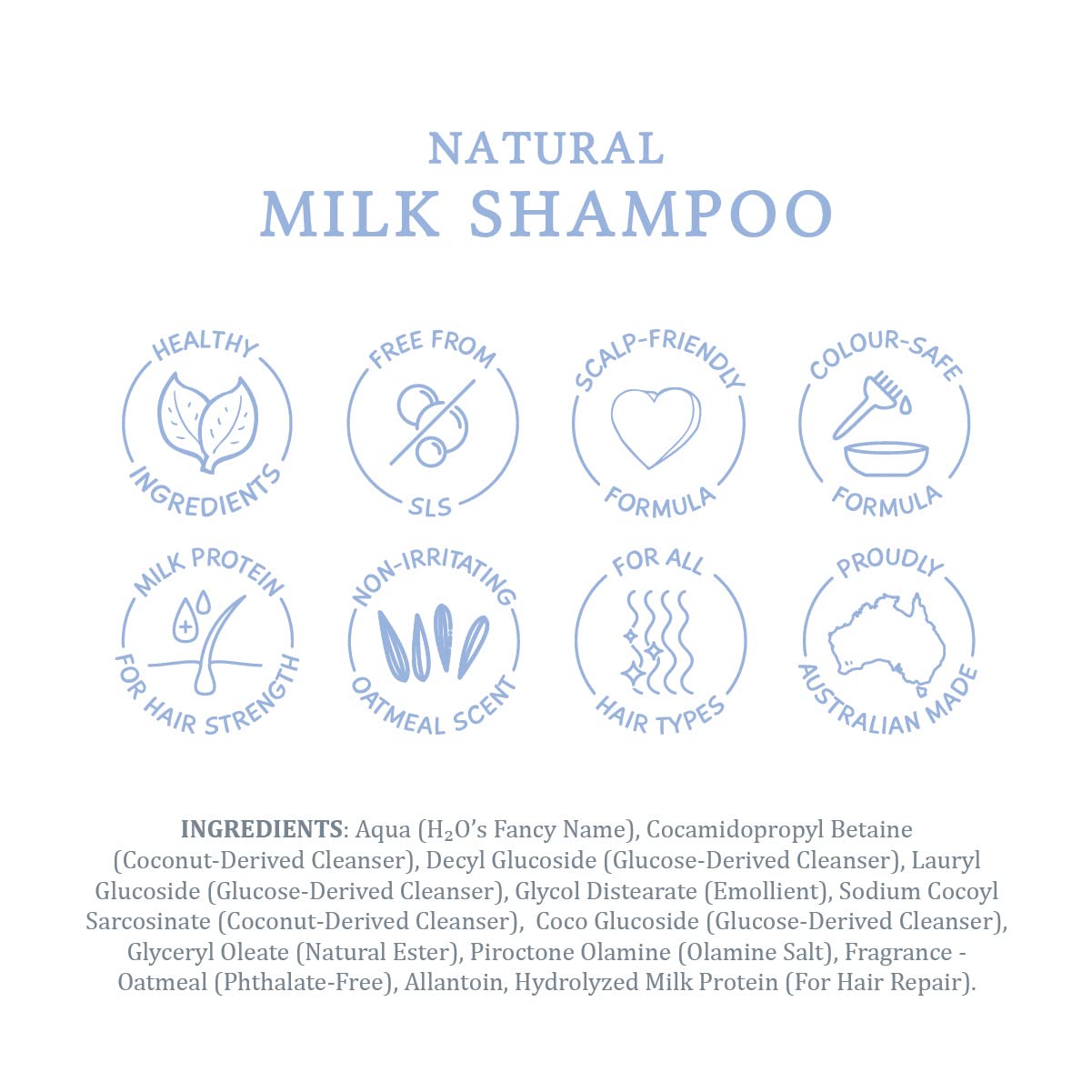 MooGoo Natural Milk Shampoo 500ml