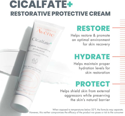 Avene Cicalfate+ 修复防护霜 100ml - 多用途修复霜