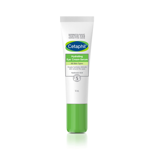Kem dưỡng ẩm mắt Cetaphil Face Hydrating Eye Cream-Serum với Hyaluronic Acid 14ml 