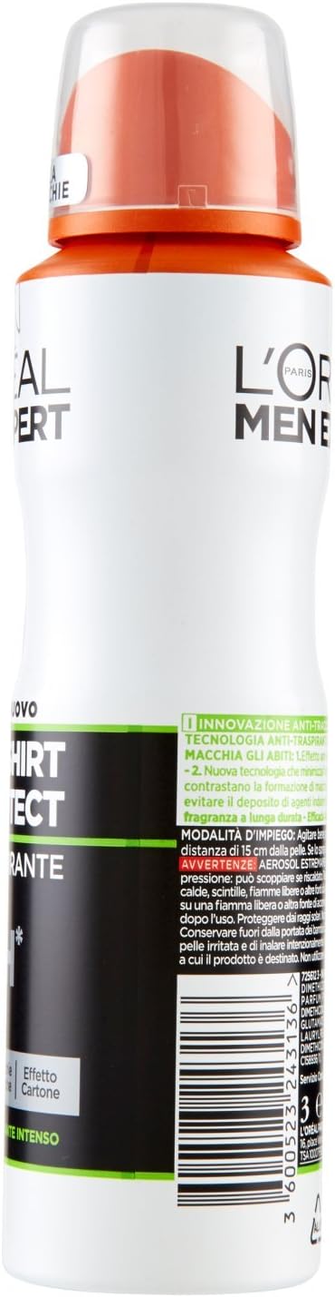 Loreal Men Expert Deodorant Shirt Protect Aerosol 250ml