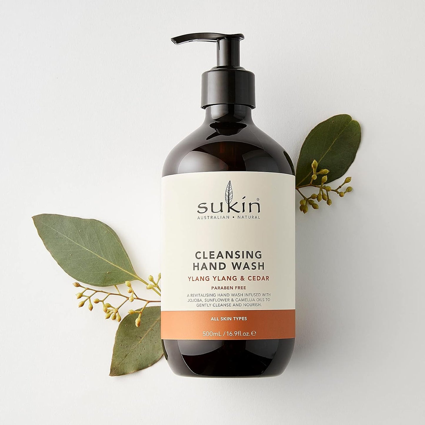 Sữa rửa tay Sukin Cleansing Ylang Ylang &amp; Cedar 500ml 