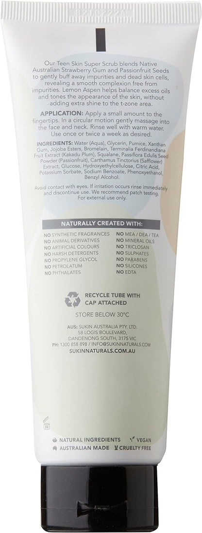 Sukin Teen Skin Super Scrub 125ml