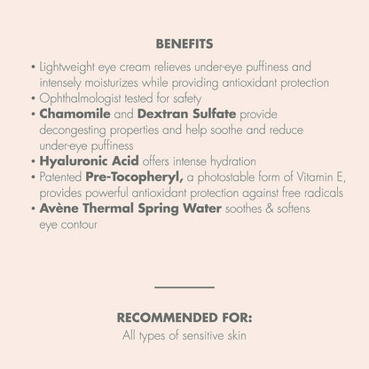 Avene Eau Thermale 舒缓眼霜 10ml 