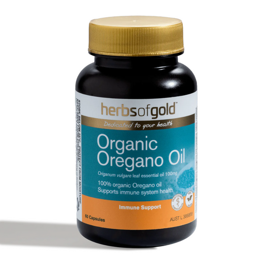 Herbs of Gold 有机牛至油 60 粒胶囊