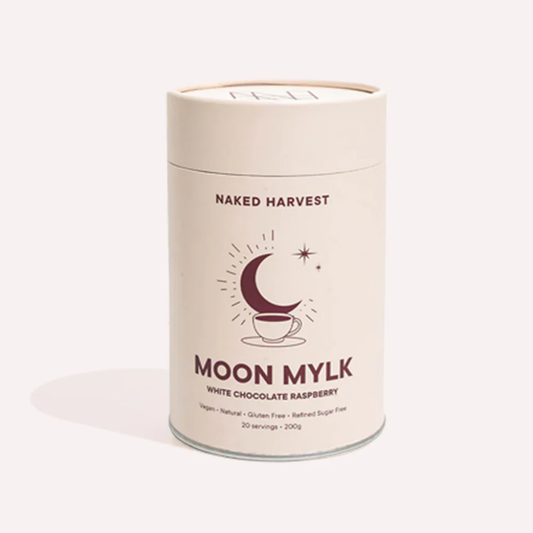 Naked Harvest White Choc Raspberry Moon Mylk