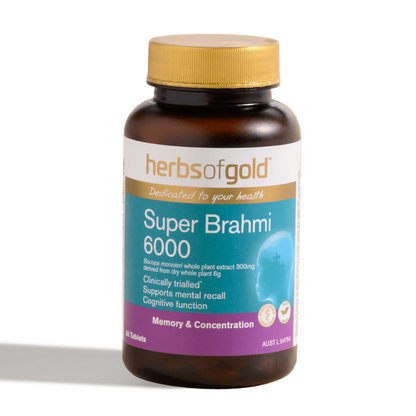 Herbs of Gold Super Brahmi 6000 60 Tablets