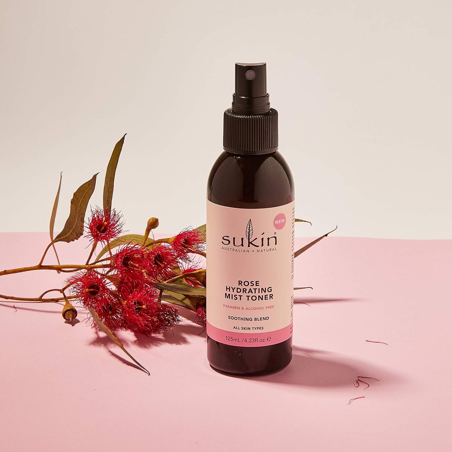 Nước hoa hồng Sukin Rose Hydrating Mist Toner 125ml 