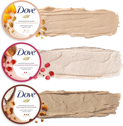 多芬去角质身体磨砂膏（棕糖和椰子油）298克
