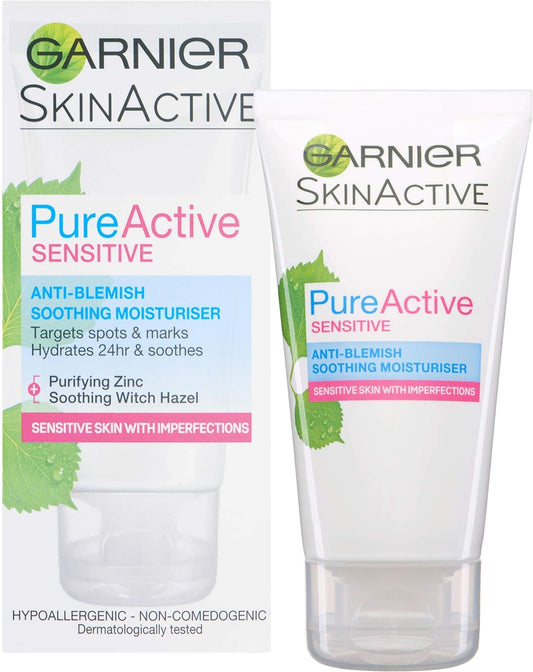Kem dưỡng ẩm làm dịu da nhạy cảm Garnier Pure Active Anti-Blemish 50ml 