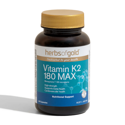 Herbs of Gold Vitamin K2 180 MAX 60 Capsules