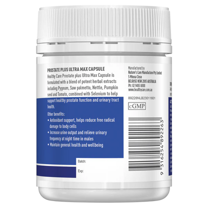Healthy Care Prostate Plus Ultramax 60 Capsules