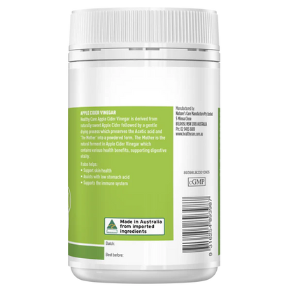 Healthy Care Apple Cider Vinegar 120 Capsules