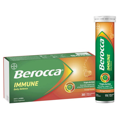 Berocca 免疫每日防御橙味 30 片泡腾片
