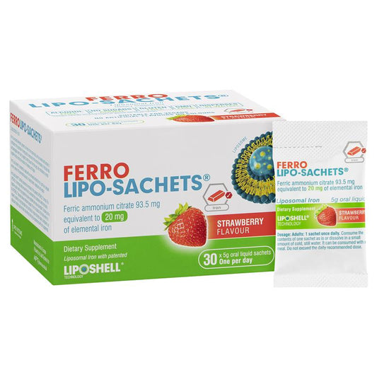 Lipo-Sachets Ferro Strawberry 5g 30 Sachets