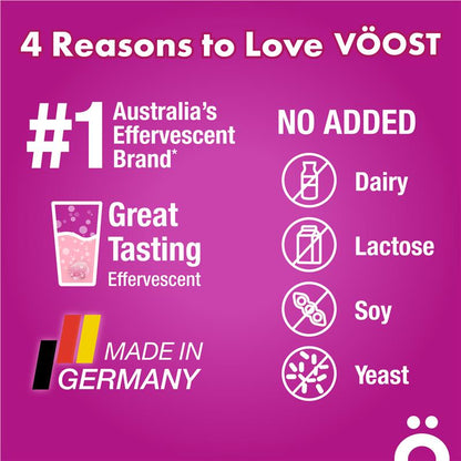 Voost Immunity Blackcurrant Effervescent Tablets 20 Pack