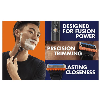 Lưỡi dao cạo râu Gillette Fusion Power 10 gói 