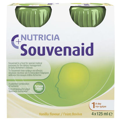 Souvenaid Vanilla 125ml 4 Pack