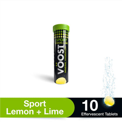 Voost Sport Lemon & Lime Effervescent 10 Tablets