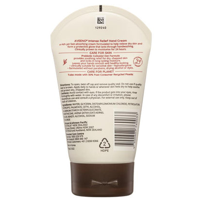 Kem dưỡng da tay không mùi Aveeno Intense Relief Soothing 100g 