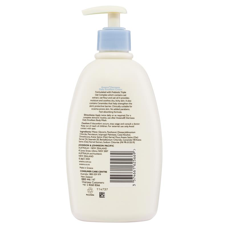 Aveeno Dermexa 每日润肤无香身体霜 500ml 