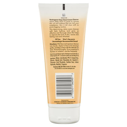 Neutrogena Deep Clean Cream Cleanser 200g