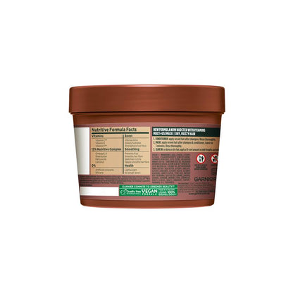 Mặt nạ dưỡng tóc Garnier Fructis Hair Food Smoothing Macadamia 3 trong 1 dành cho tóc khô và khó vào nếp 390ml 