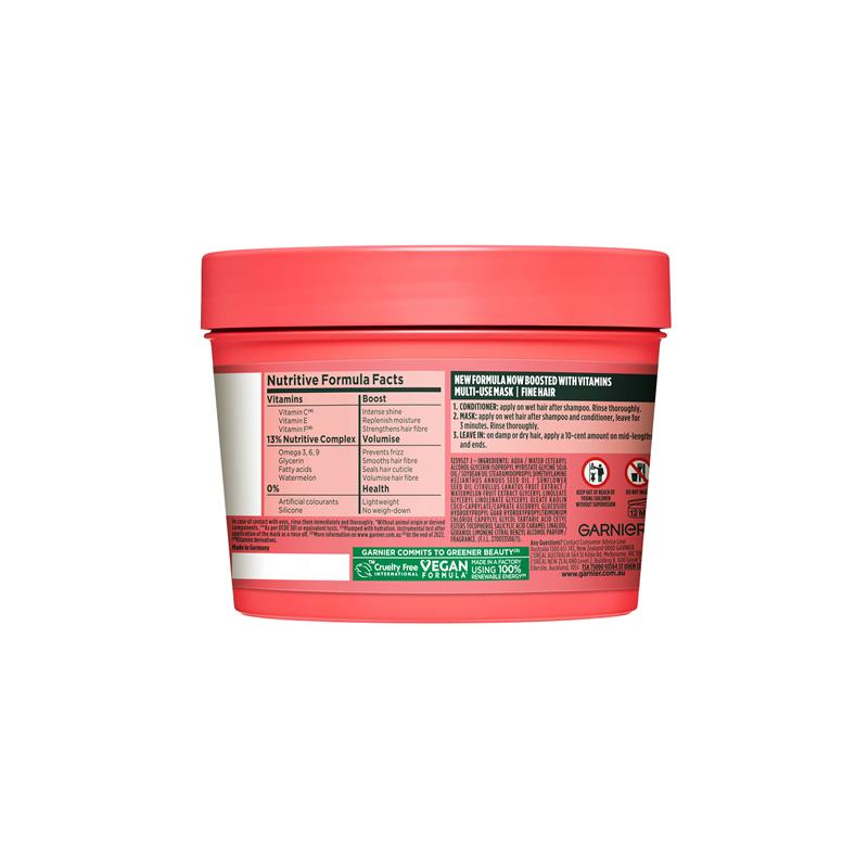 Dầu xả Garnier Fructis hương dưa hấu 390ml 
