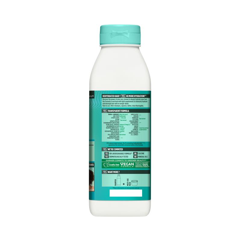 Dầu xả Garnier Fructis Hair Food Hydrating Aloe Vera dành cho tóc thường 350ml 