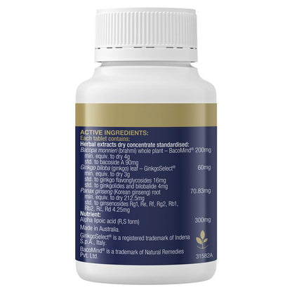 BioCeuticals 认知支持 60 片