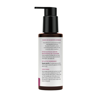 Sữa rửa mặt dạng gel làm sáng da Swisse Skincare Glycolic Acid 8% 120ml 