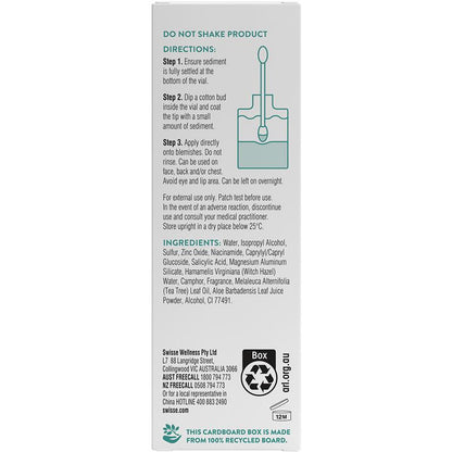 Swisse Skincare Blemish Remedy Fast-Acting Drying Lotion 25ml