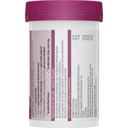 Viên uống trắng da Swisse Beauty Bright Skin 60 viên 