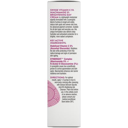 Swisse Skincare Vitamin C 5% Niacinamide 5% Brightening Day Cream 50ml