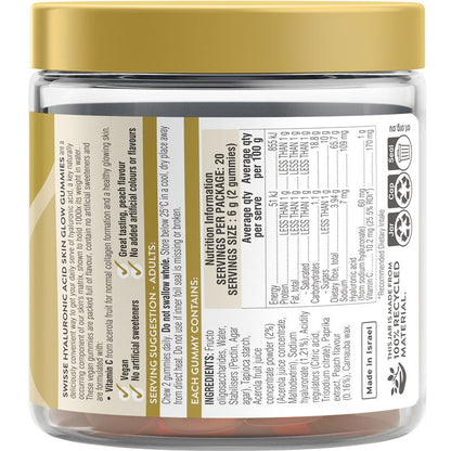 Swisse Beauty Hyaluronic Acid Skin Glow Gummies 40 Pack