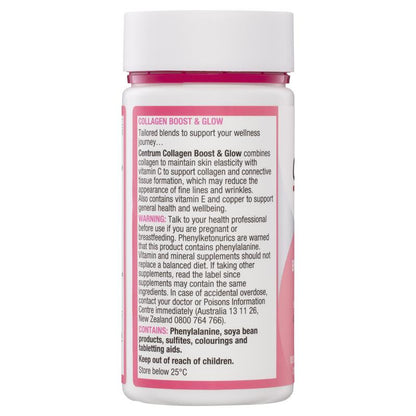 Centrum Collagen Boost & Glow 100 Tablets