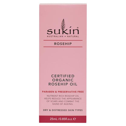 Sukin 有机认证玫瑰果油 25ml 