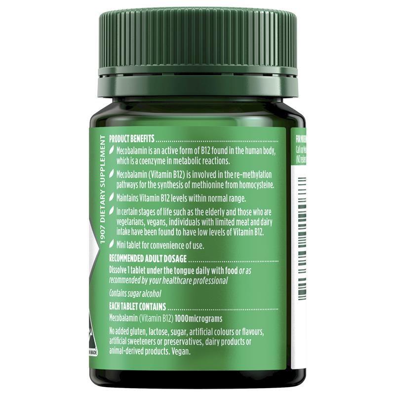 Nature's Own Activated Methyl B12 60 Viên Mini 