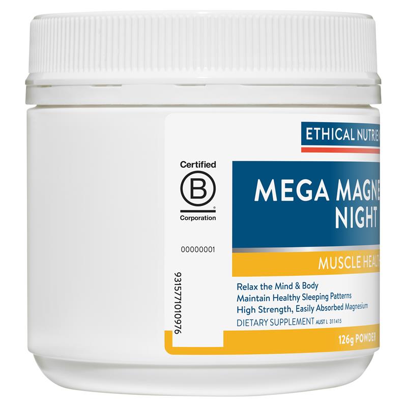 Ethical Nutrients Mega Magnesium Night 126g Powder