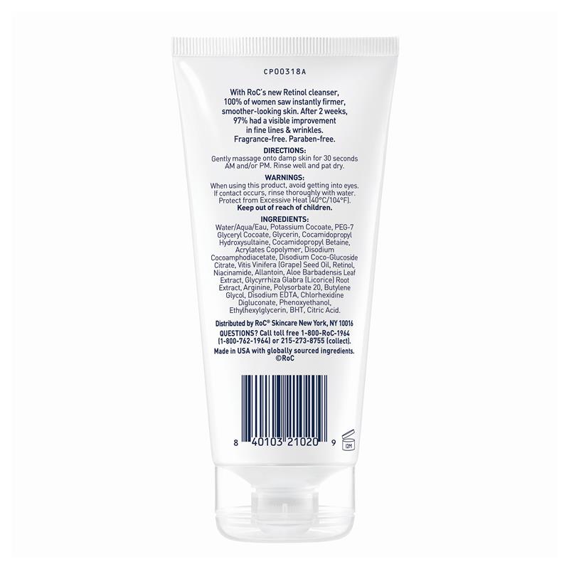 RoC Retinol Correxion Deep Wrinkle Serum Cleanser 177ml